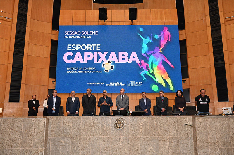 Fernando Bissoli, Presidente do Álvares Cabral, Recebe Comenda Esportiva na Assembleia Legislativa do ES