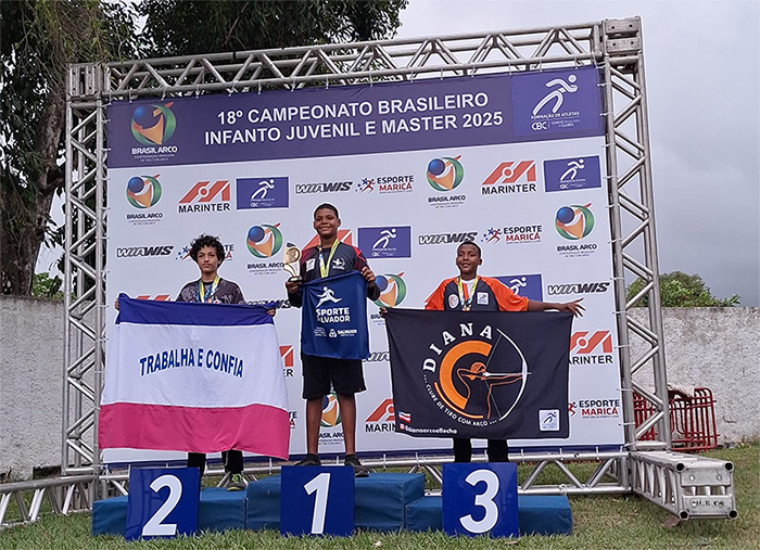 Arthur Henrique, atleta cabralista, é destaque no 18º Campeonato Brasileiro Infantojuvenil e Master 2025 de Tiro com Arco