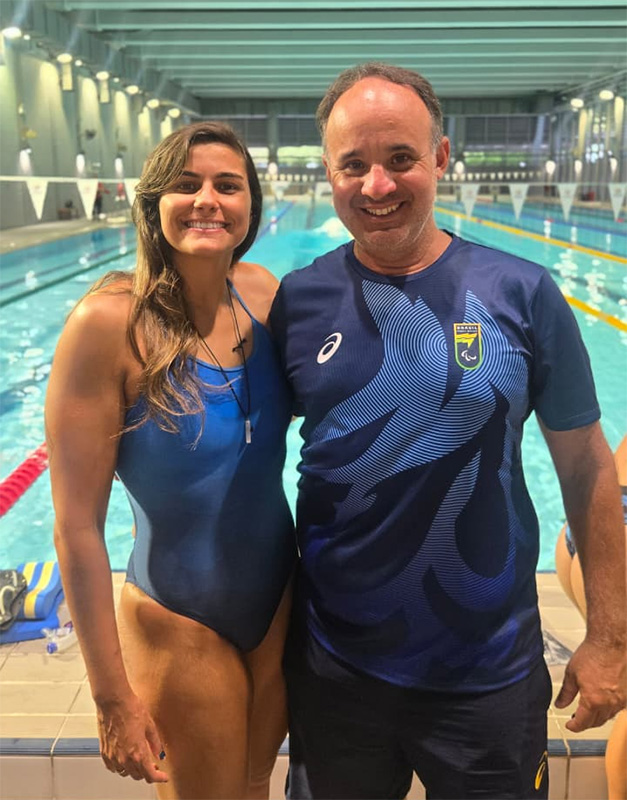 Mariana Gesteira disputa o Mundial de Natação Paralímpica em Singapura