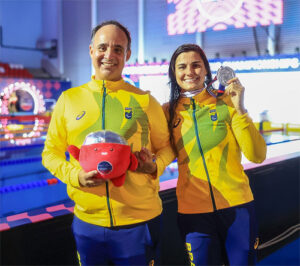 Mariana Gesteira conquista medalha de prata no Mundial de Natação Paralímpica em Singapura