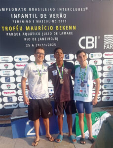 Campeonato Brasileiro Interclubes Infantil de Natação: Matheus Ngome Conquista Ouro nos 100m Livre (Infantil 1)