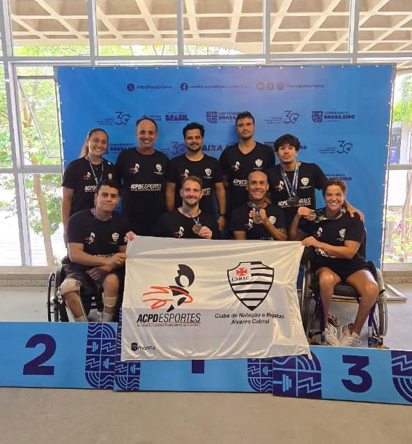 Equipe ACPD-Esportes / Álvares Cabral encerra o ano com resultados expressivos no Campeonato Brasileiro de Natação Paralímpica