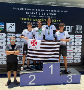 Atletas cabralistas se destacam no Campeonato Brasileiro Interclubes Infantil de Natação 2025