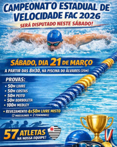 Campeonato Estadual de Velocidade FAC 2026 será realizado no Álvares Cabral