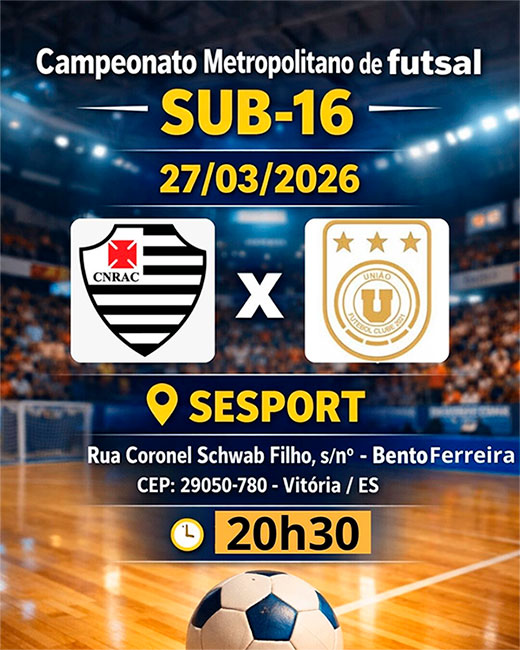 Sub-16 do Álvares Cabral entra em quadra pelo Campeonato Metropolitano de Futsal