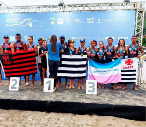 Álvares Cabral conquista 3º lugar geral no Brasileiro de Remo de Praia em Natal