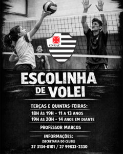 Álvares Cabral abre inscrições para escolinha de vôlei com turmas por faixa etária
