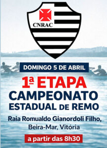 Álvares Cabral participa da 1ª etapa do campeonato estadual de remo 2026