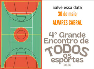 Clube Álvares Cabral promove 4º Grande Encontro de Todos os Esportes em maio
