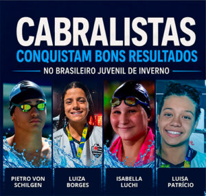 Natação: Álvares Cabral conquista resultados expressivos no Campeonato Brasileiro Juvenil de Inverno