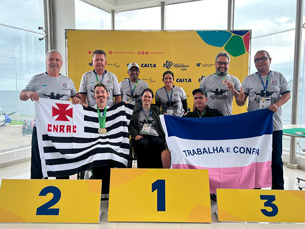 Cabralistas conquistam três pódios no Circuito Paralímpico Loterias Caixa de Tiro Esportivo