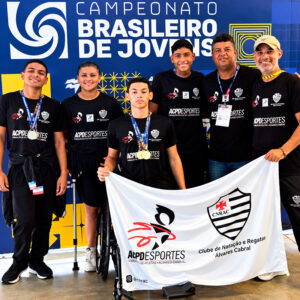 ACPD/Álvares Cabral conquista oito medalhas no Brasileiro de Jovens de Natação Paralímpica