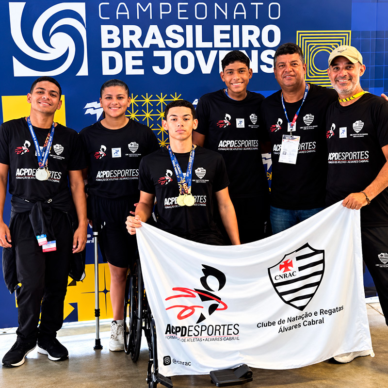 ACPD/Álvares Cabral conquista oito medalhas no Brasileiro de Jovens de Natação Paralímpica